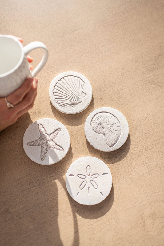 Lynn & Liana Designs Shoreline Stoneware Coasters