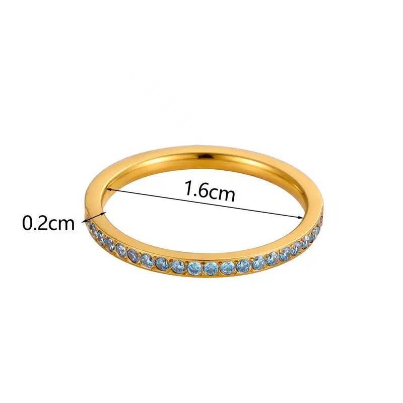 L'Atelier Collection Skinny Stone Band