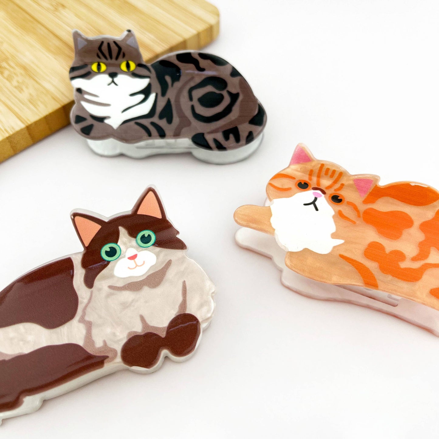 L'Atelier Collection Lounging Cat Claw Clip