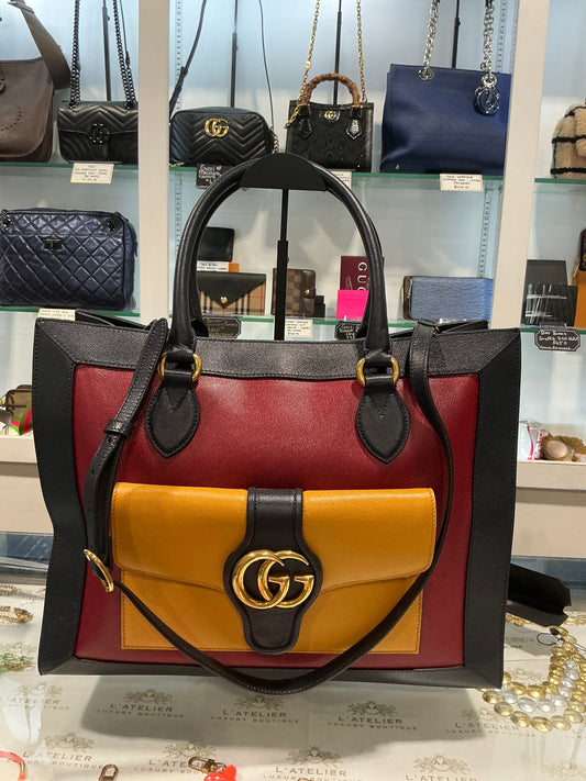 Gucci GG Marmont Dahlia Tote - Luxury Pre-owned