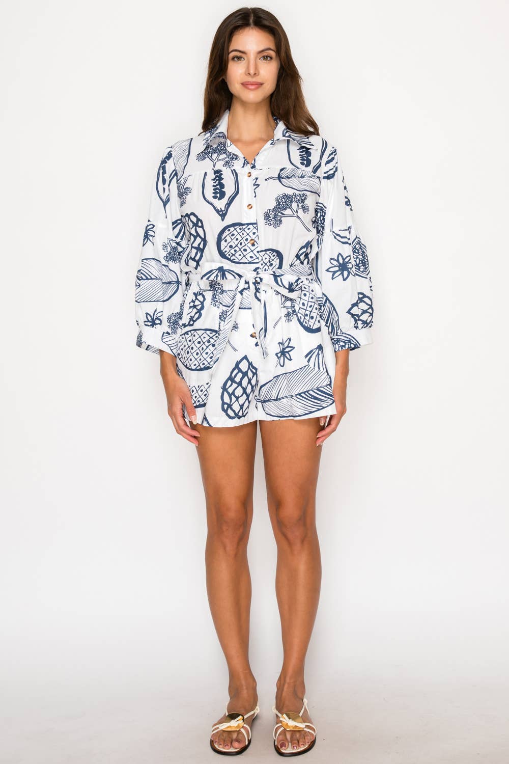 Meet Me In Santorini Fruit Delight Romper