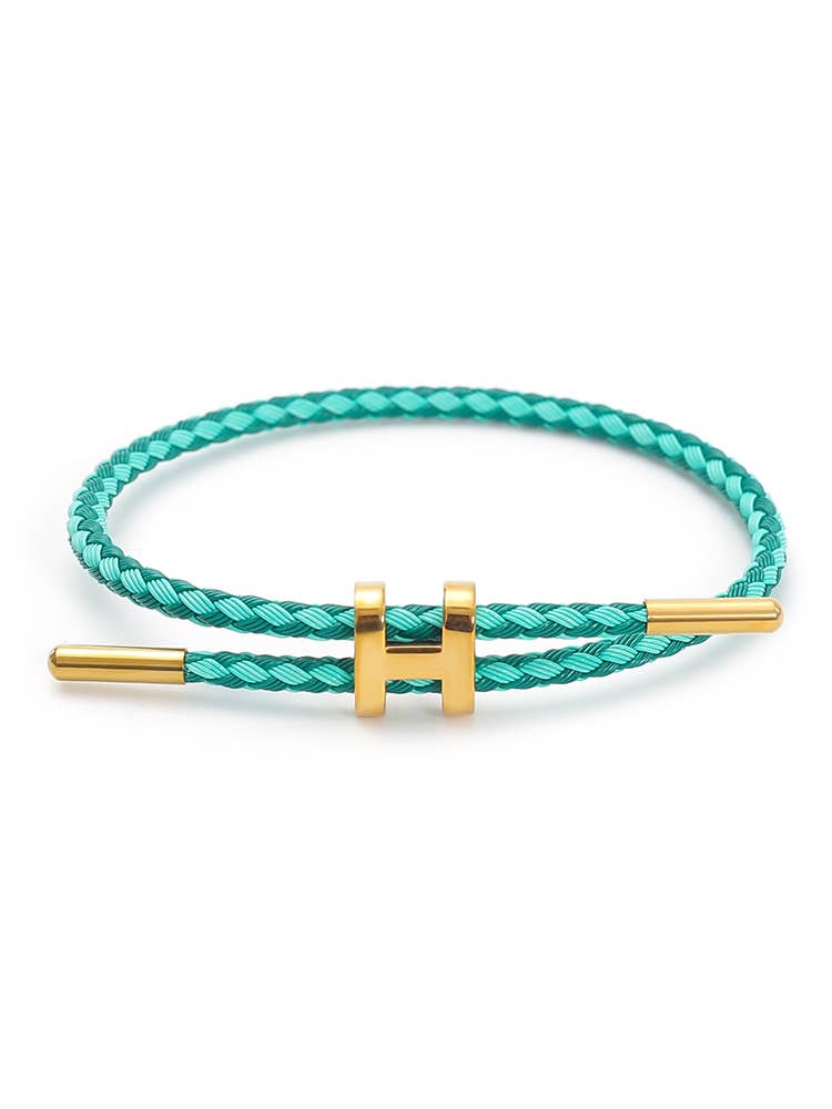Adjustable Titanium Steel H Buckle Bracelet
