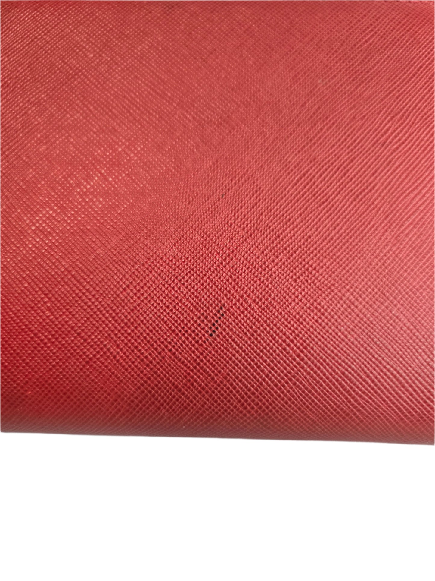 Prada Saffiano Leather Tricolor Wallet Pre-owned