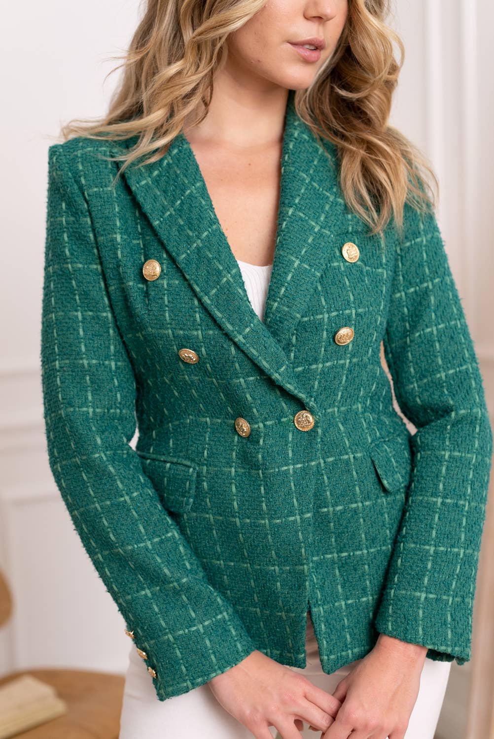 Slim Fit Tweed Jacket