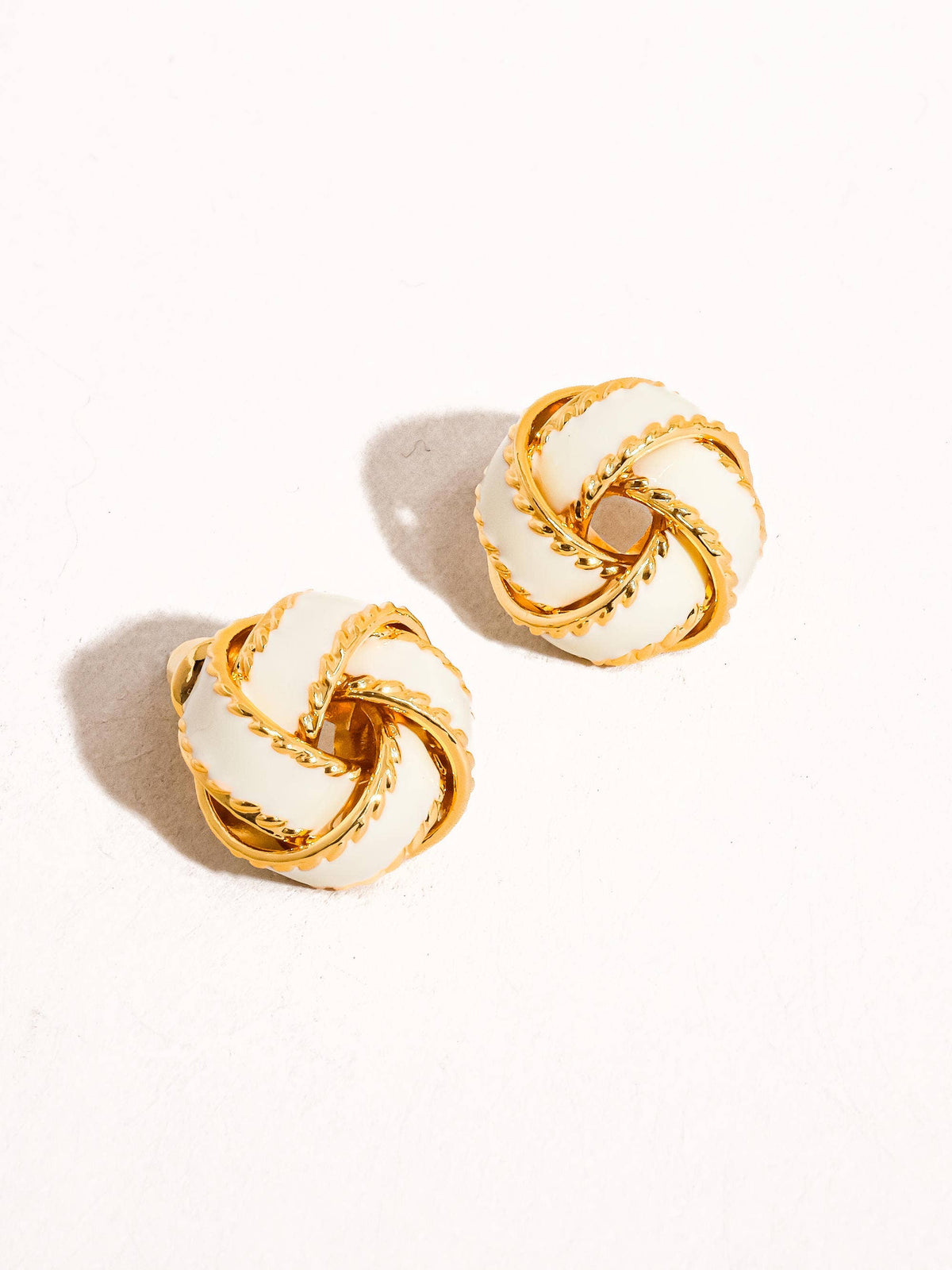 L'Atelier Collection Astor Basket Weaved Ball Studs