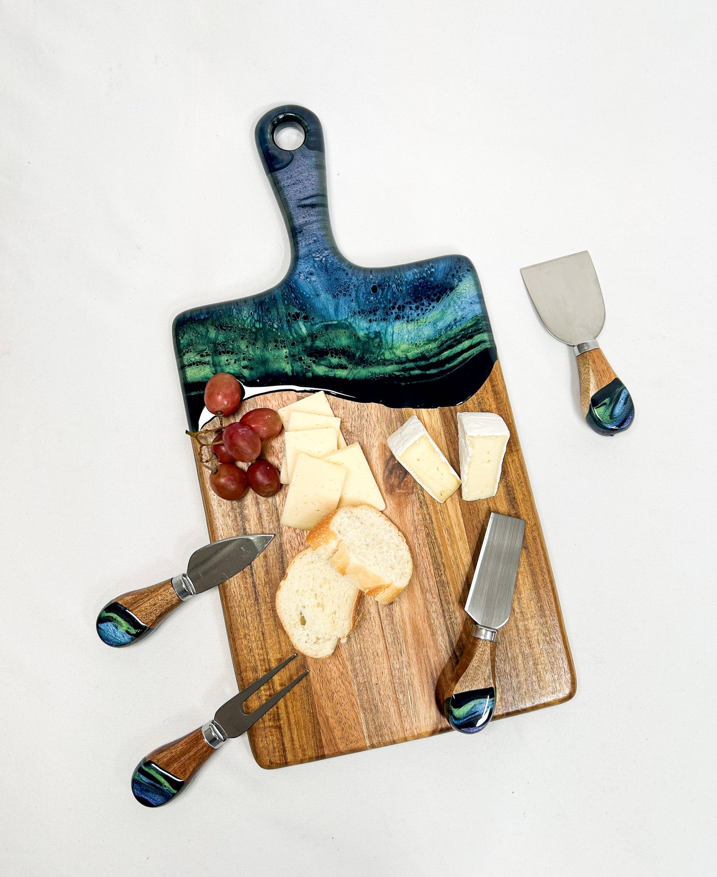 Lynn & Liana Designs Resin Coated Cheese Knife Set - Set of 4