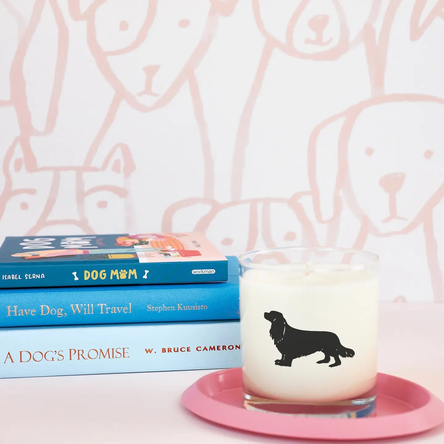 Cavalier King Charles Spaniel Dog Breed Soy Candle