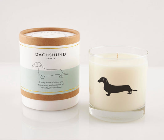Dachshund Dog Breed Soy Candle- READ PRODUCT NOTES