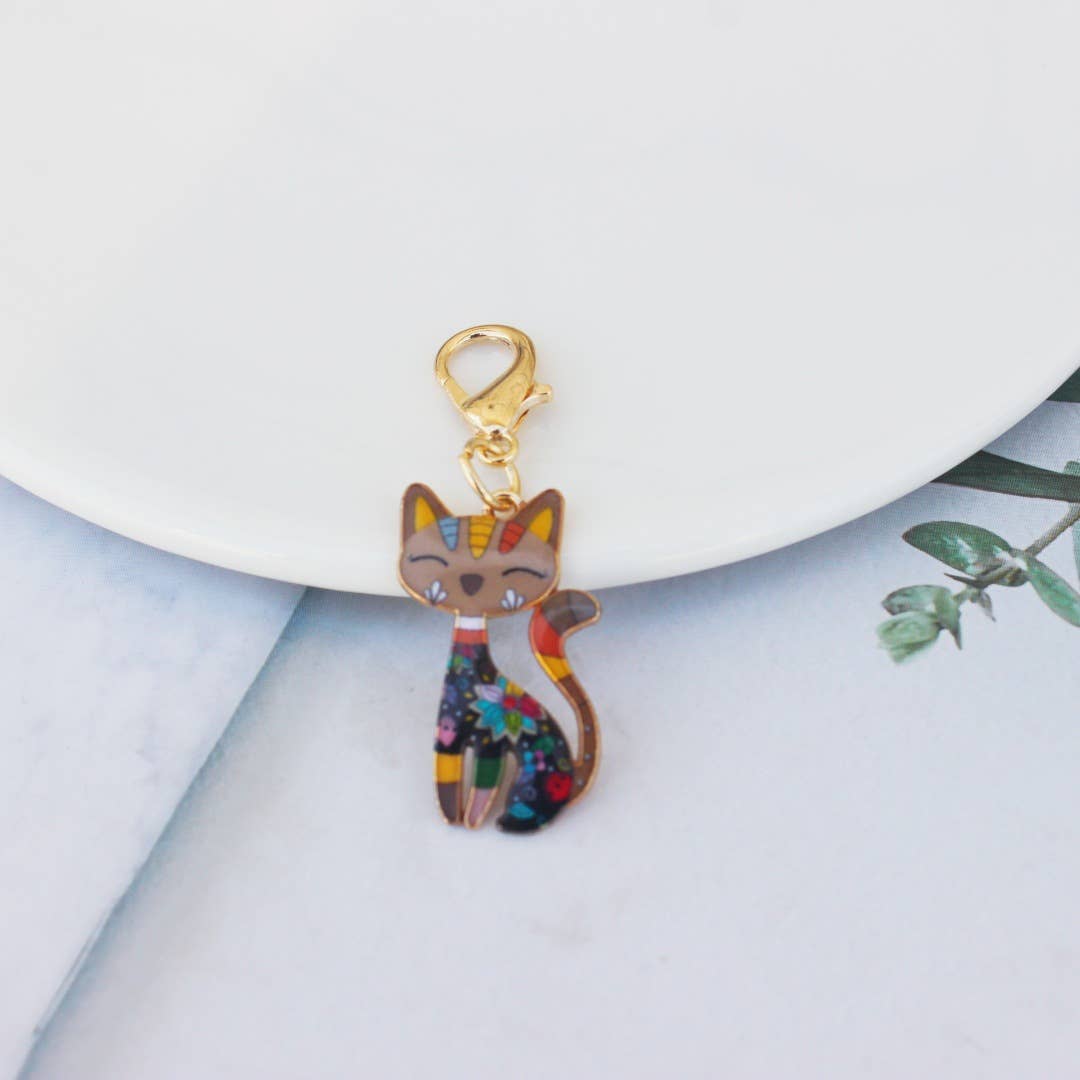 Colorful Cat Charm