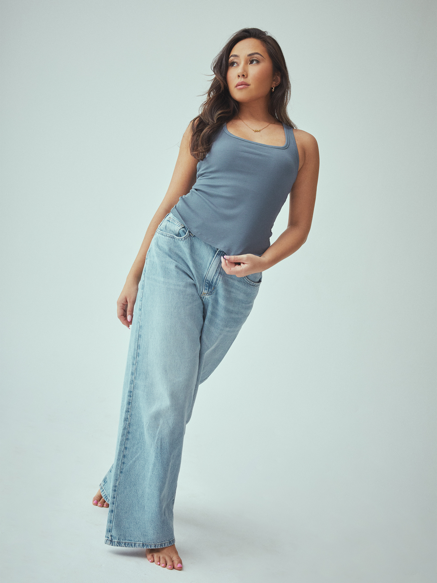 Klassy Bamboo Scoop Neck Brami Tank