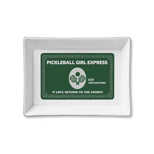 L'Atelier Collection Pickleball Ceramic Tray
