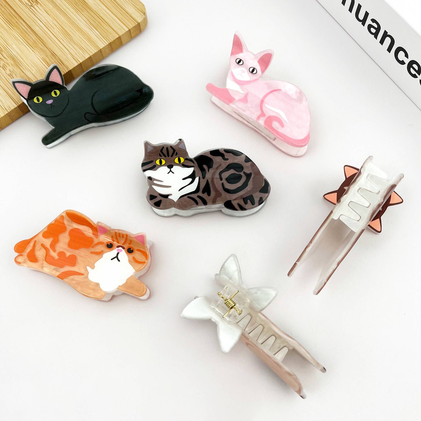 L'Atelier Collection Lounging Cat Claw Clip