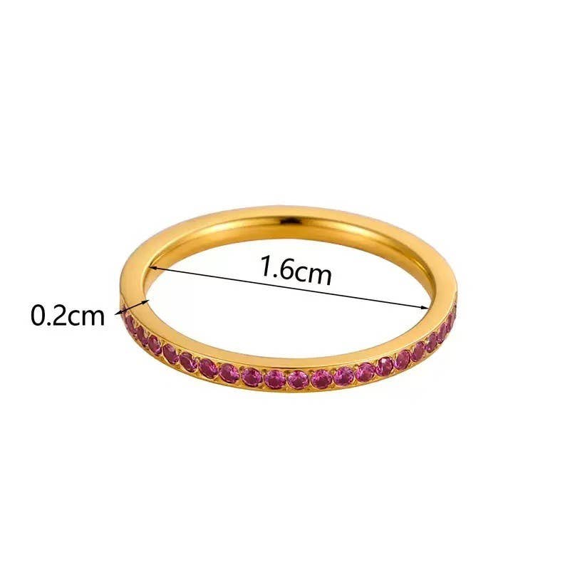 L'Atelier Collection Skinny Stone Band