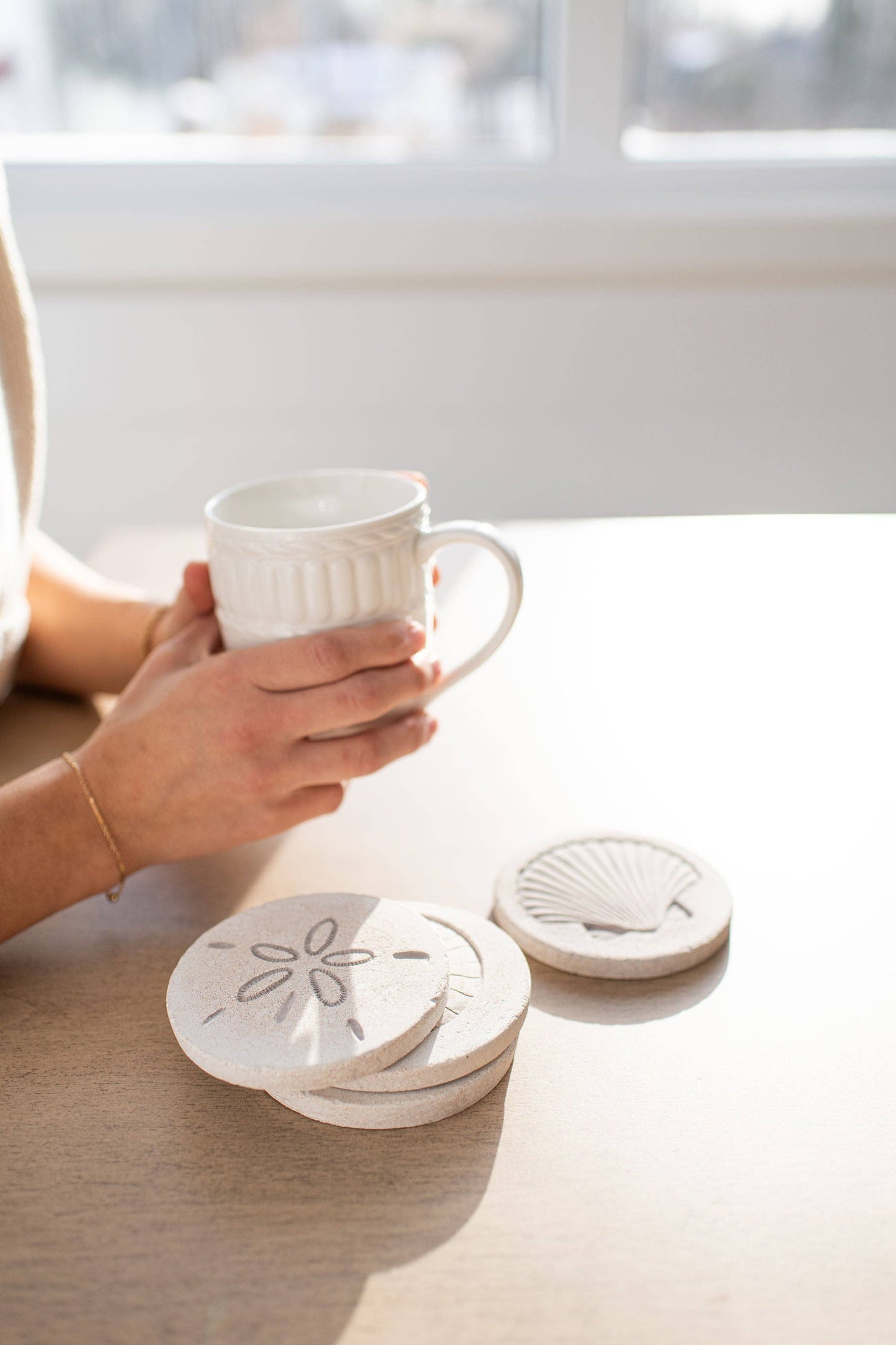Lynn & Liana Designs Shoreline Stoneware Coasters