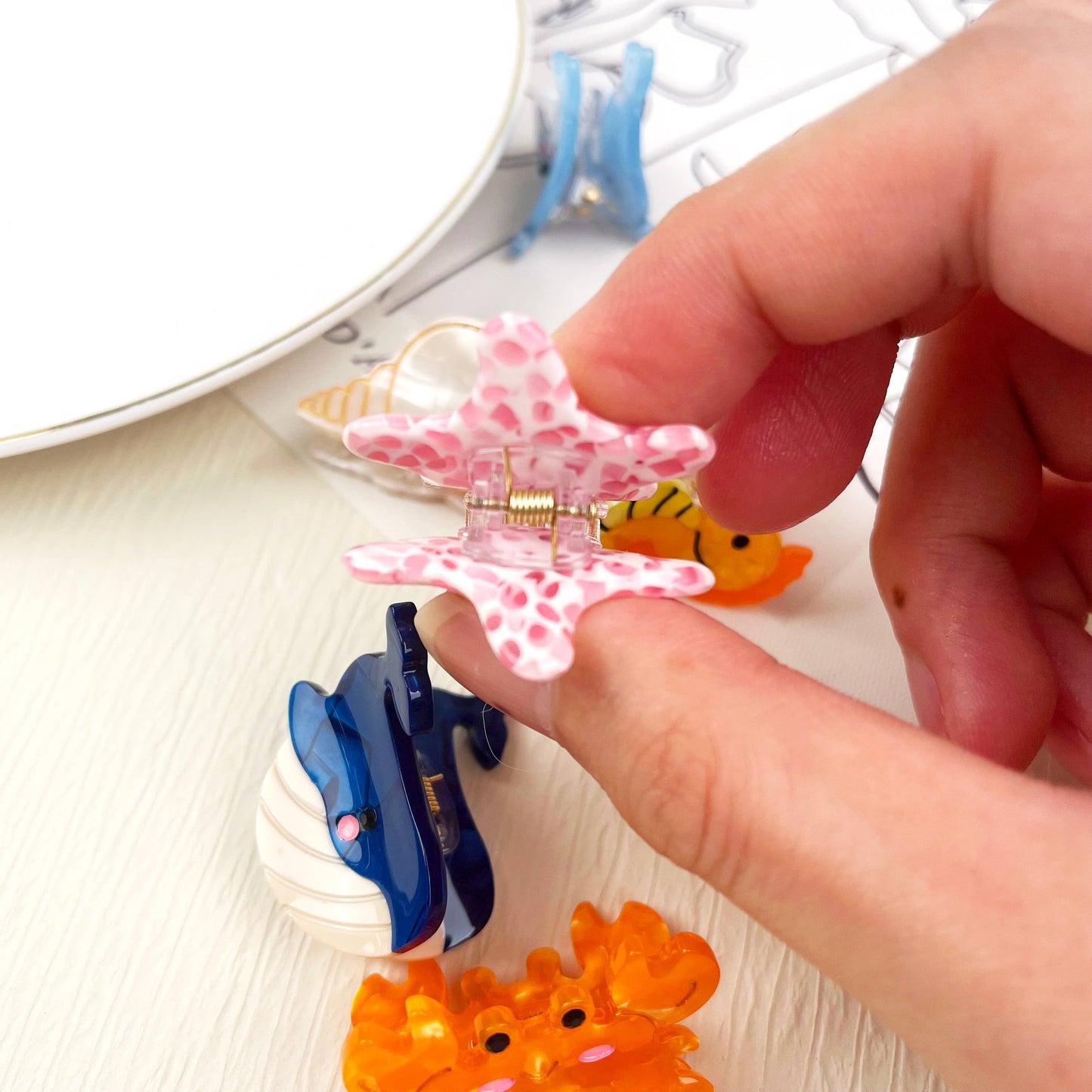 L'Atelier Collection Mini Marine Life Clips