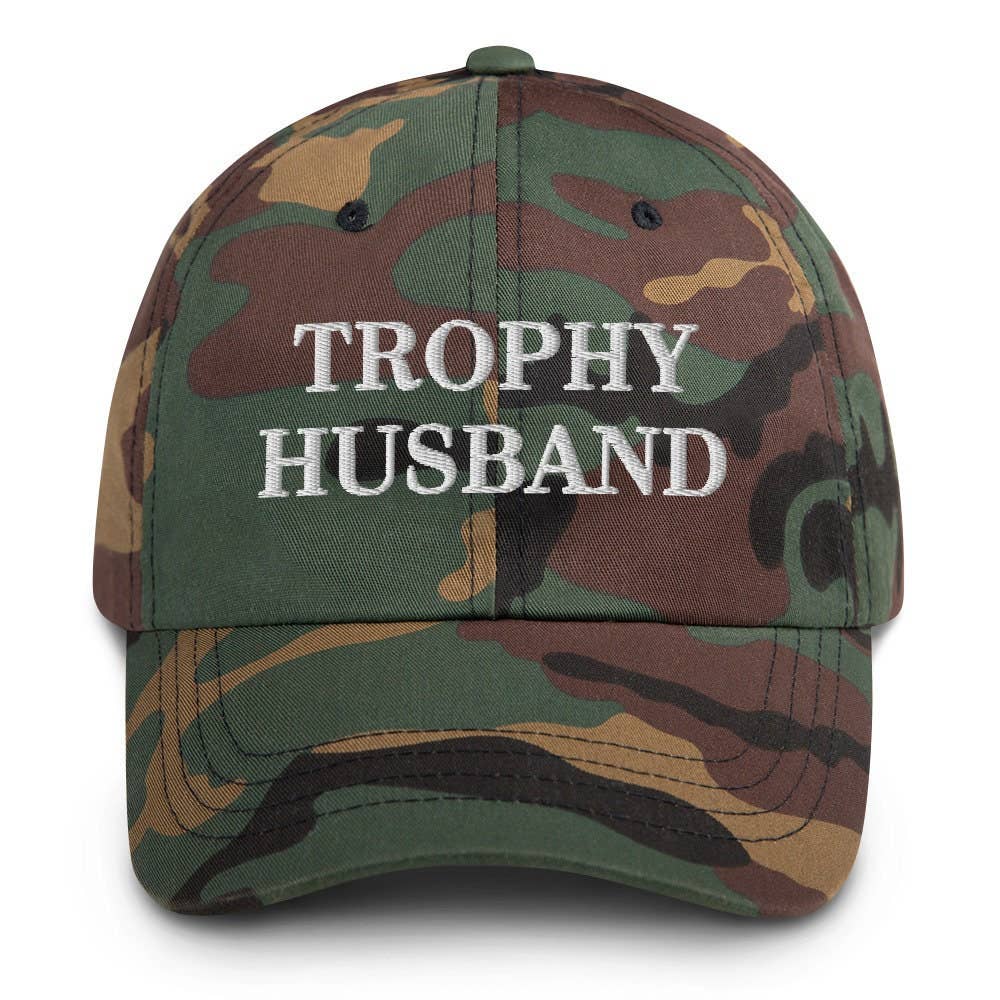 Trophy Husband Embroidered Dad Cap