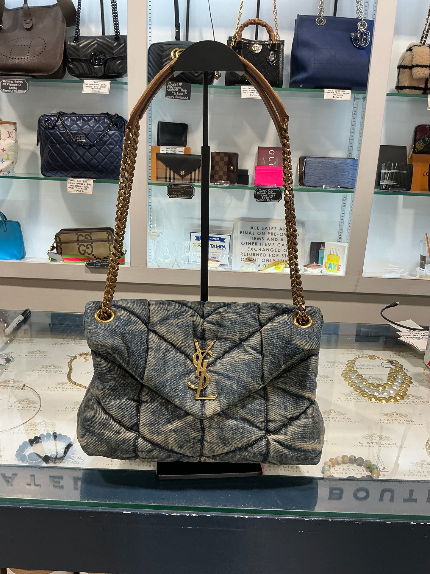 Yves Saint Laurent Loulou Puffer Shoulder Bag - Luxury Pre-Owned
