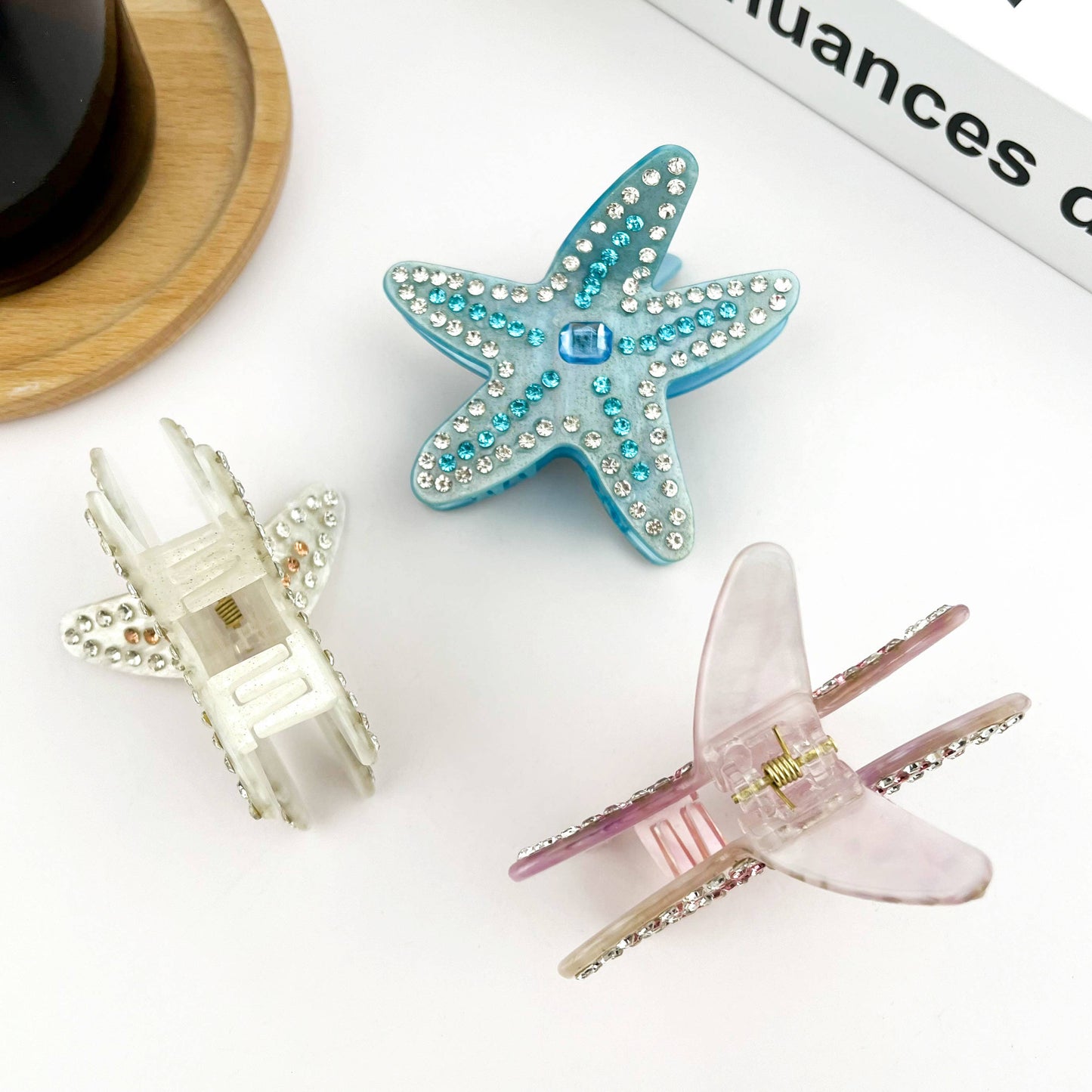 L'Atelier Collection Bedazzled Starfish Claw Clip