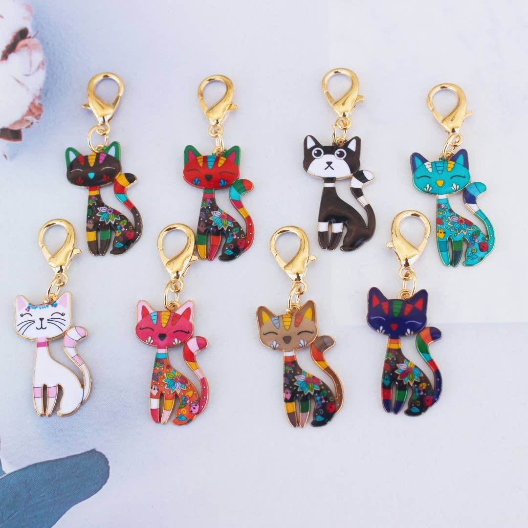 Colorful Cat Charm