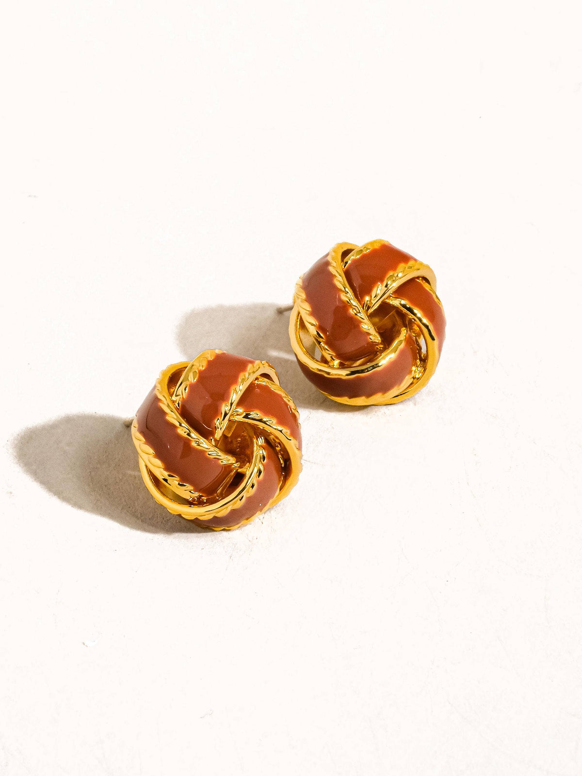 L'Atelier Collection Astor Basket Weaved Ball Studs