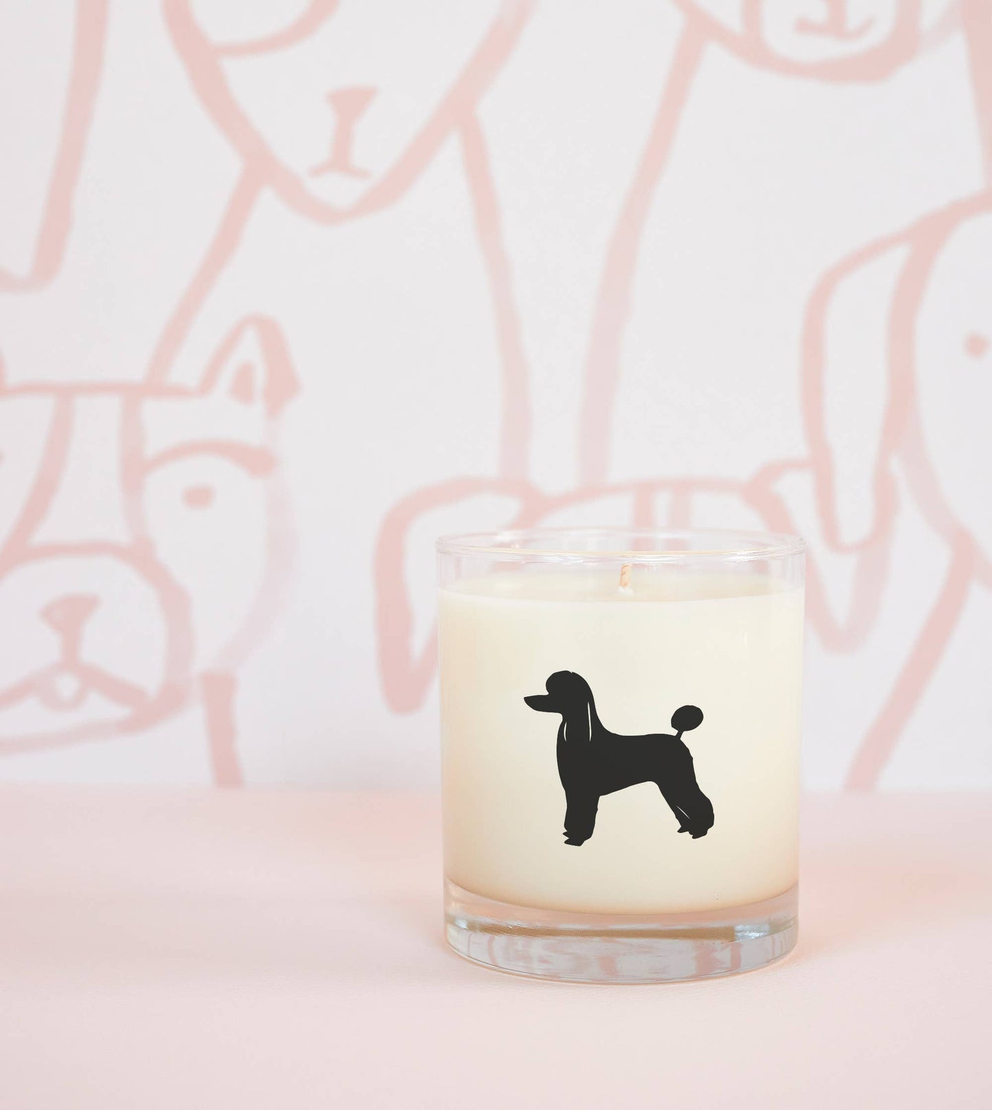 Poodle Dog Breed Soy Candle