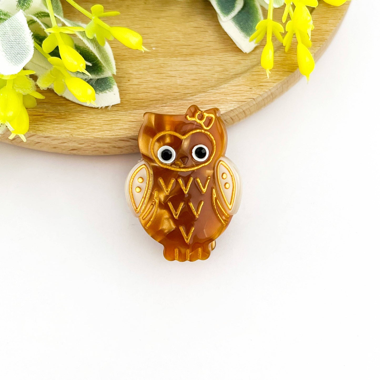 L'Atelier Collection Bling Owl Claw Clip