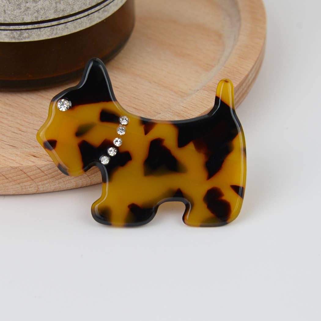 L'Atelier Collection Mini Bling Schnauzer Clips