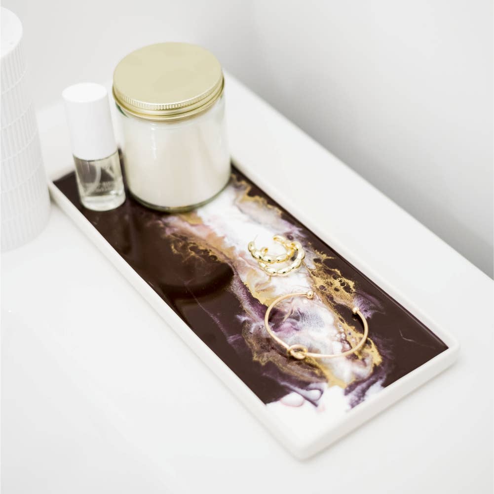 Lynn & Liana Large Ceramic Resin Trays