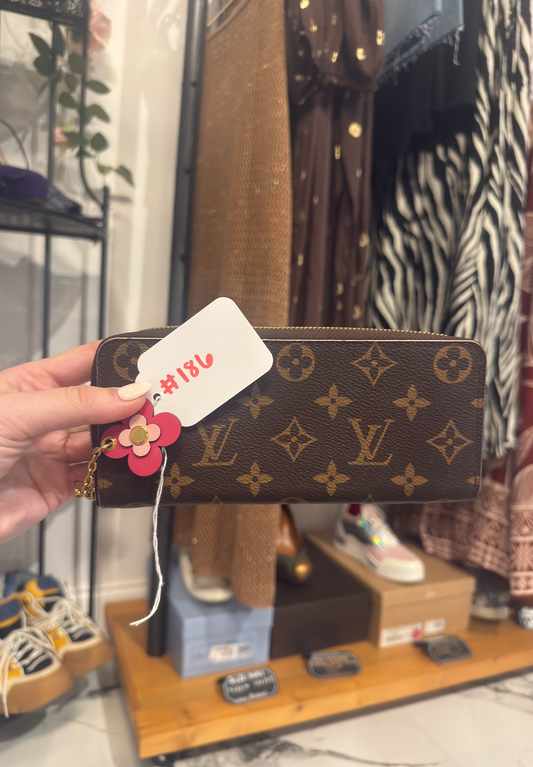 Louis Vuitton Limited Edition Clémence Wallet with Blooming Flowers | Luxury Pre-Owned | #186