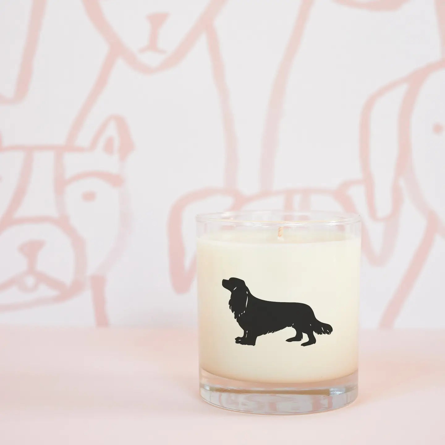 Cavalier King Charles Spaniel Dog Breed Soy Candle