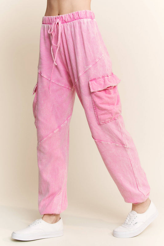 Mineral Wash Cargo Joggers
