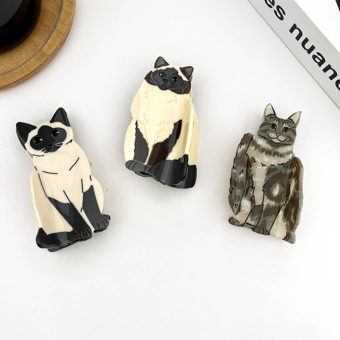 L'Atelier Collection Sitting Cat Claw Clip