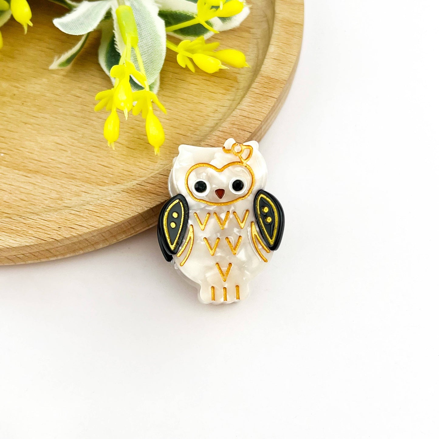 L'Atelier Collection Bling Owl Claw Clip