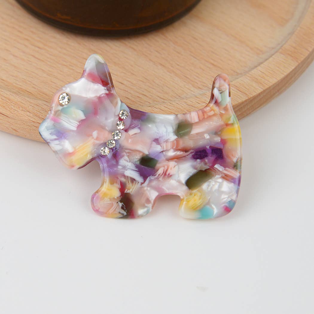 L'Atelier Collection Mini Bling Schnauzer Clips
