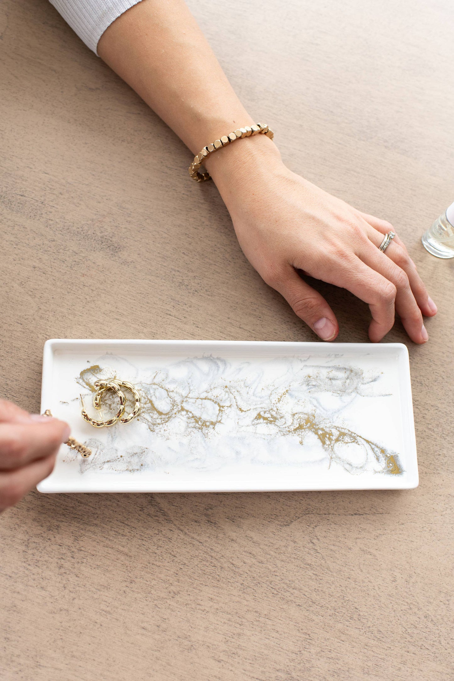 Lynn & Liana Designs Small Resin Ceramic Resin Tray