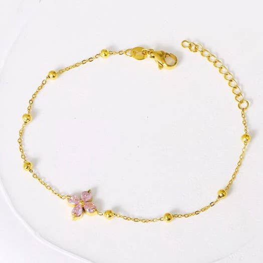L'Atelier Collection Stainless Steel Gemstone Bracelet