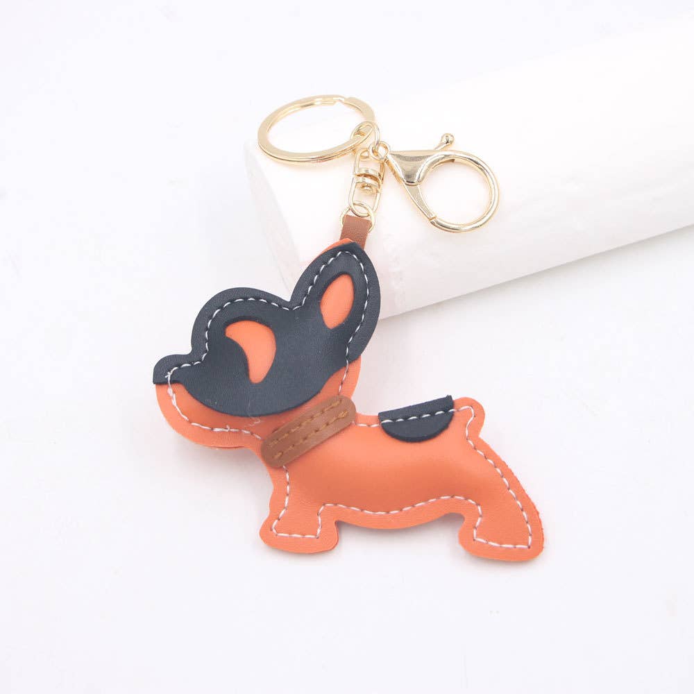 French Bulldog Color Block Bag Charm