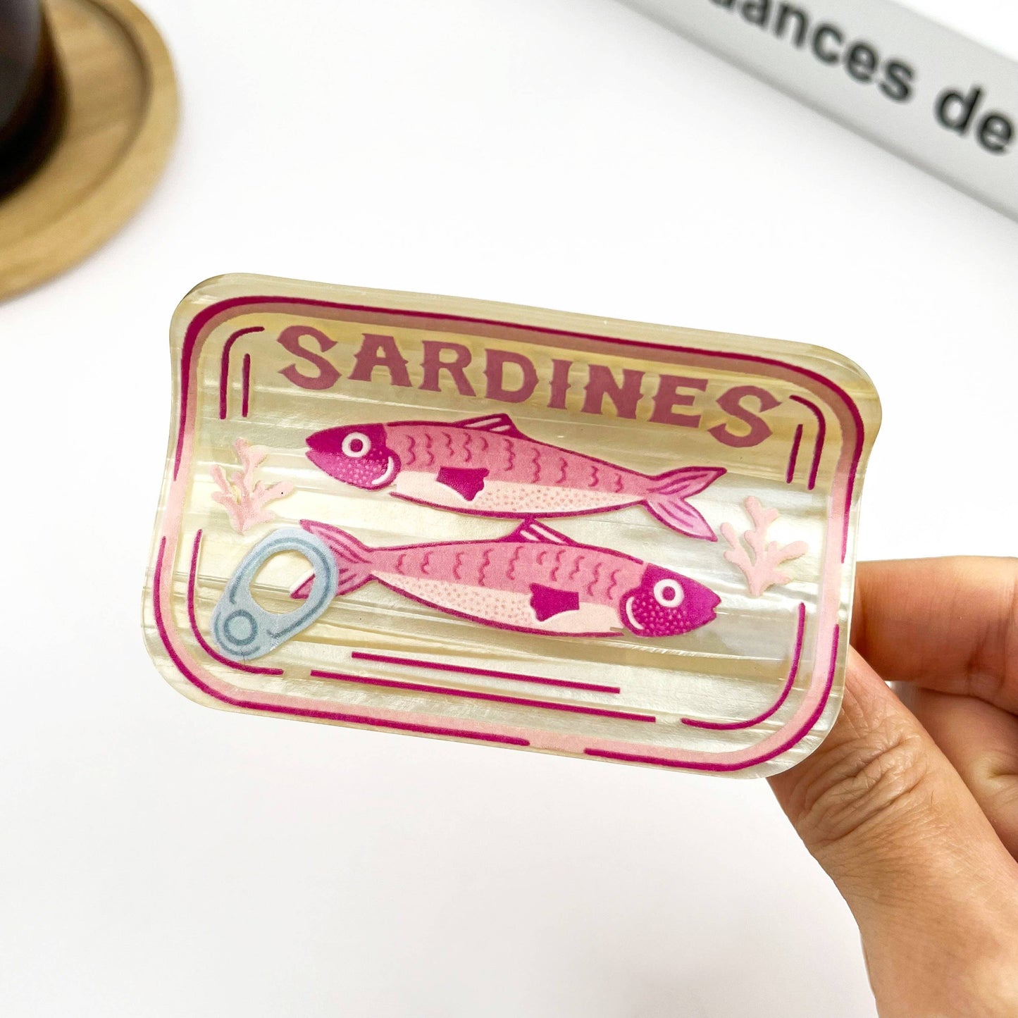 L'Atelier Collection Preppy Sardine Claw Clip