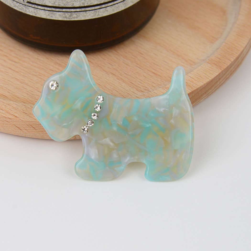 L'Atelier Collection Mini Bling Schnauzer Clips