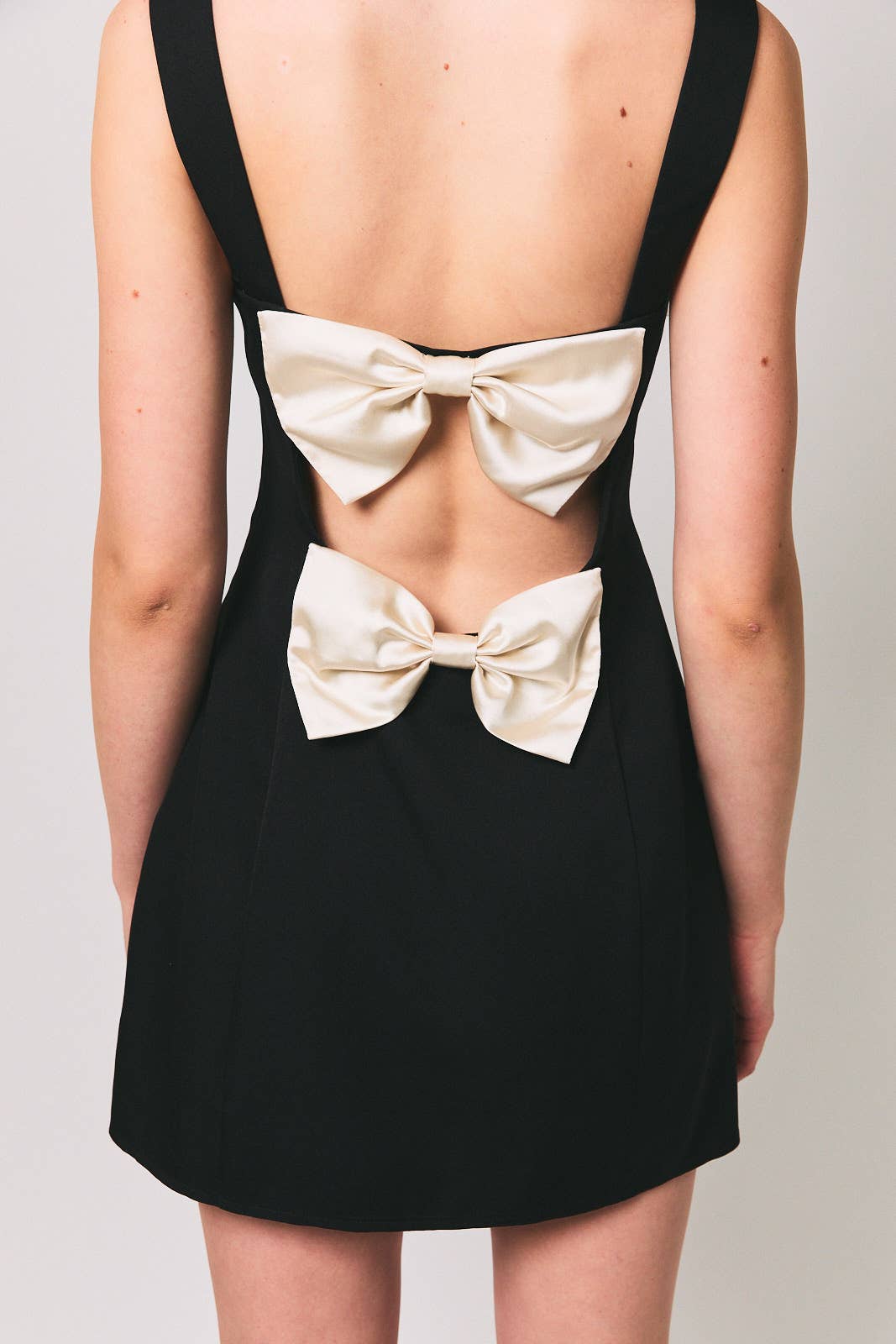 Le Lis Sleeveless Mini Dress with Bow Back