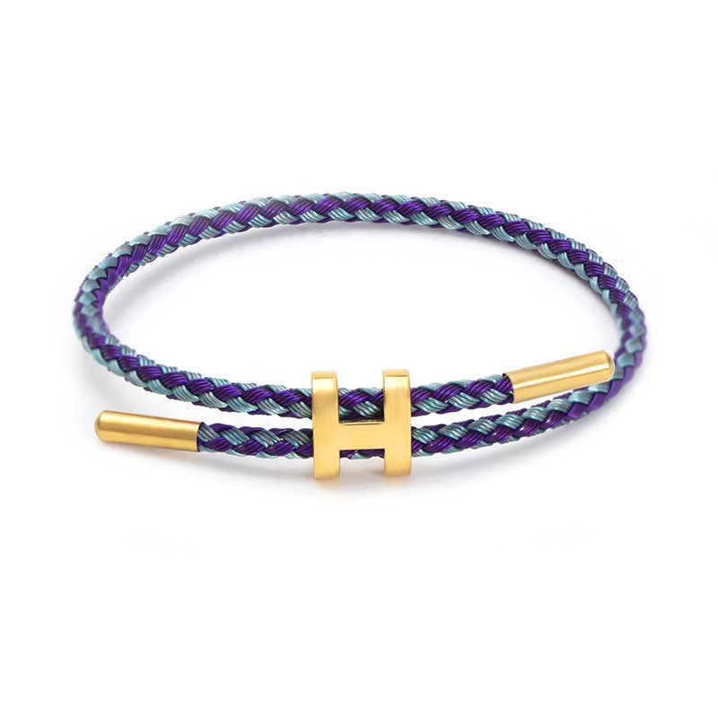 Adjustable Titanium Steel H Buckle Bracelet