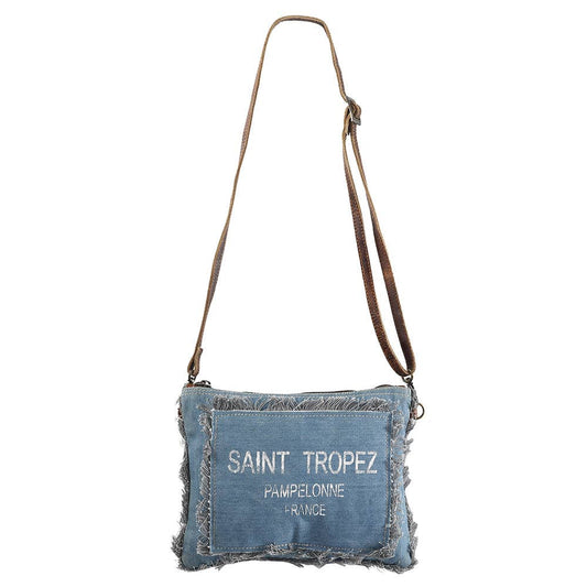 Upcycled Canvas Cossbody Bag