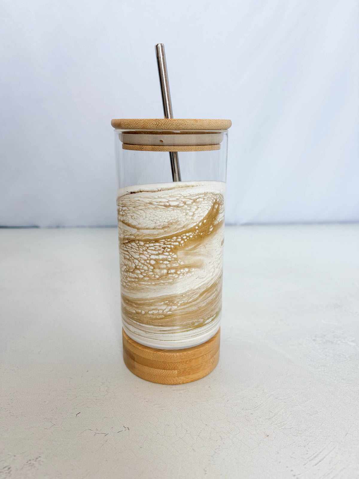 Lynn & Liana Resin Accented Glass Tumblers