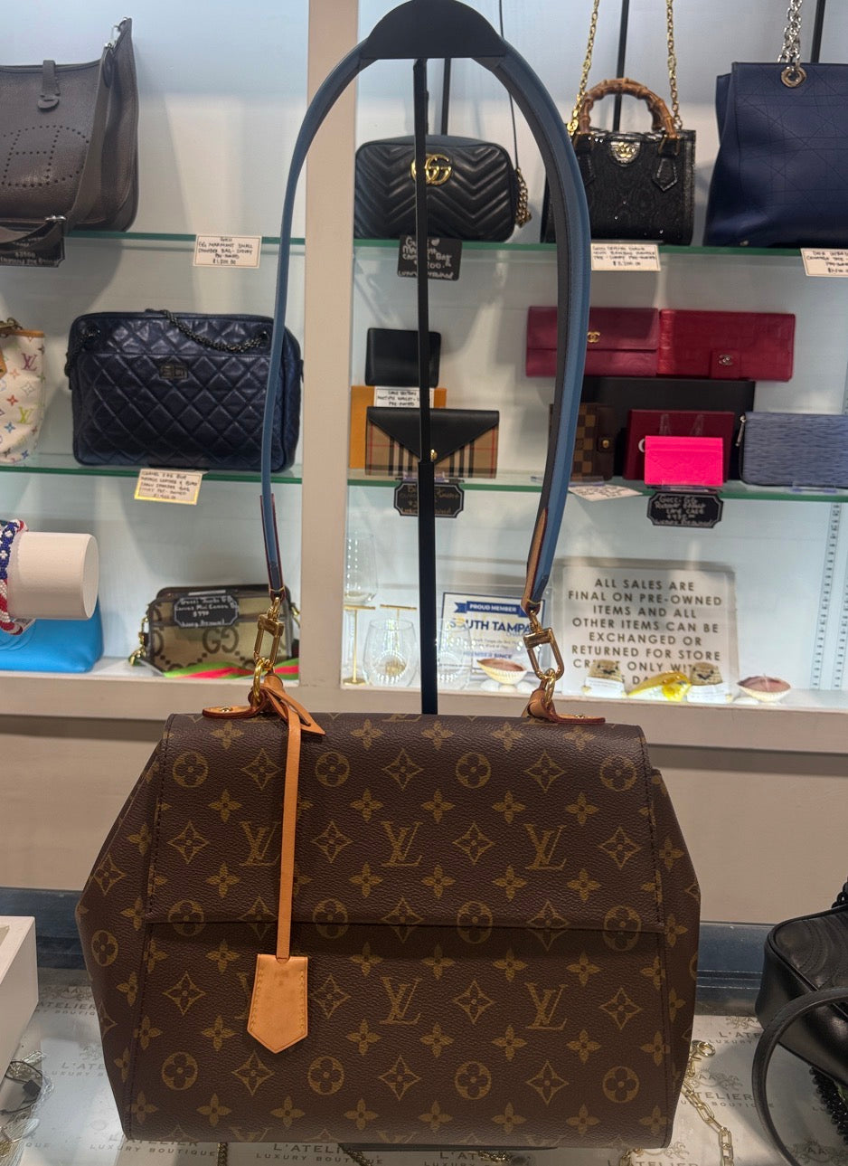 Louis Vuitton Blue Glacial Monogram Cluny MM - Luxury Pre-Owned #2