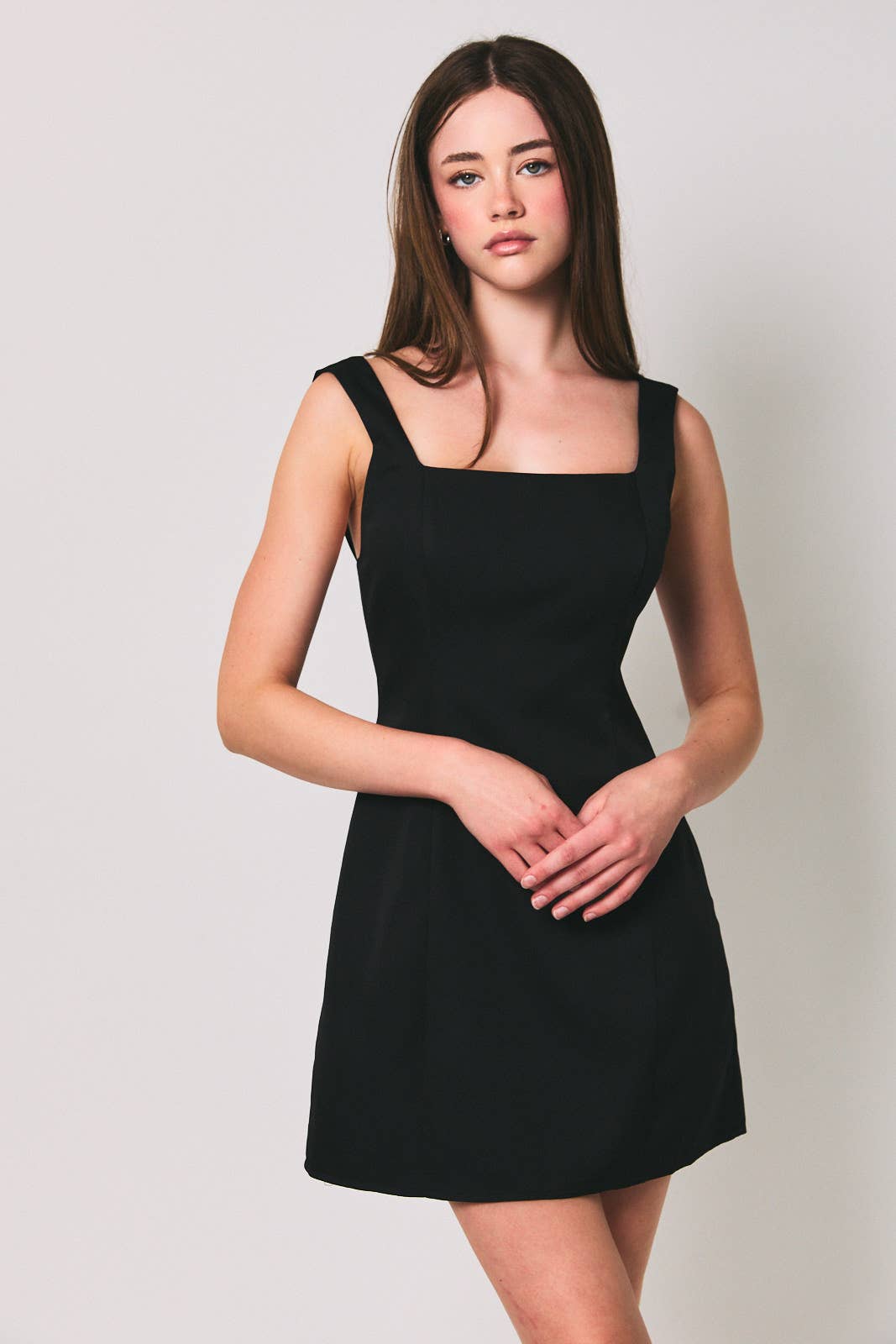 Le Lis Sleeveless Mini Dress with Bow Back