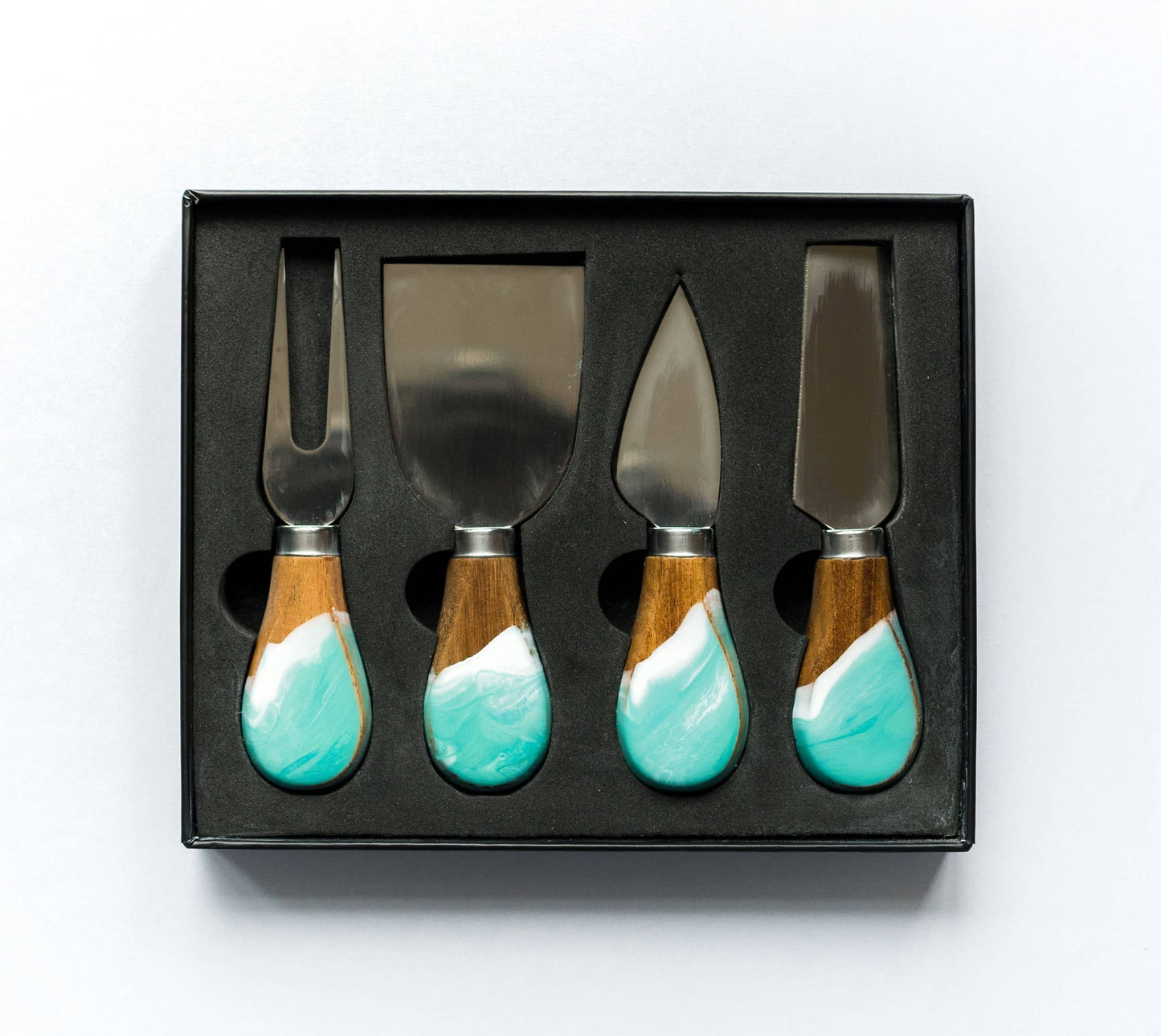 Lynn & Liana Designs Resin Coated Cheese Knife Set - Set of 4