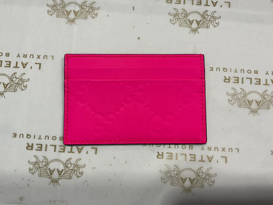 Gucci GG Rubber Effect Card Case - Luxury Pre-owned