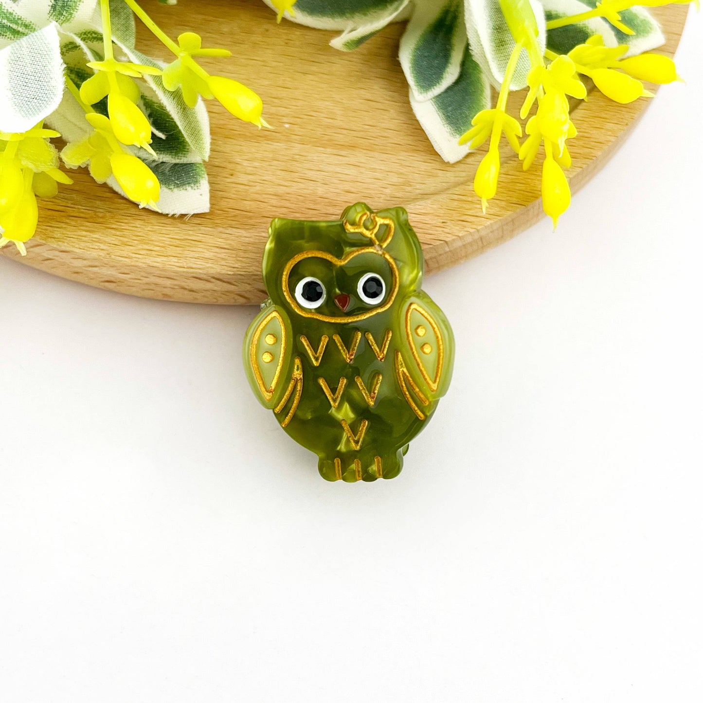 L'Atelier Collection Bling Owl Claw Clip