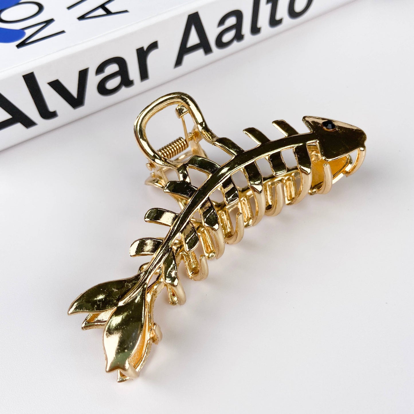 L'Atelier Collection Metal Fishbone Claw Clip