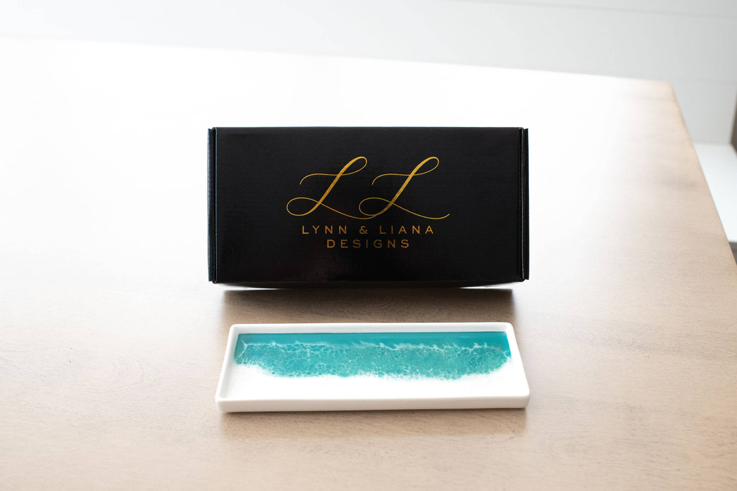 Lynn & Liana Designs Small Resin Ceramic Resin Tray